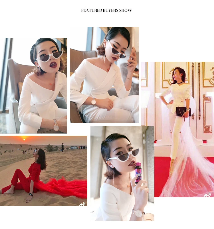 

Skyesky High quality women suits pants suit Irregular white fashion jacket 2 pieces wedding suit with veil