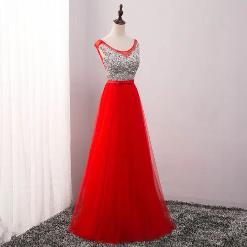 Женское вечернее платье с блестками ANGELSBRIDEP элегантное для торжества 2021|Вечерние