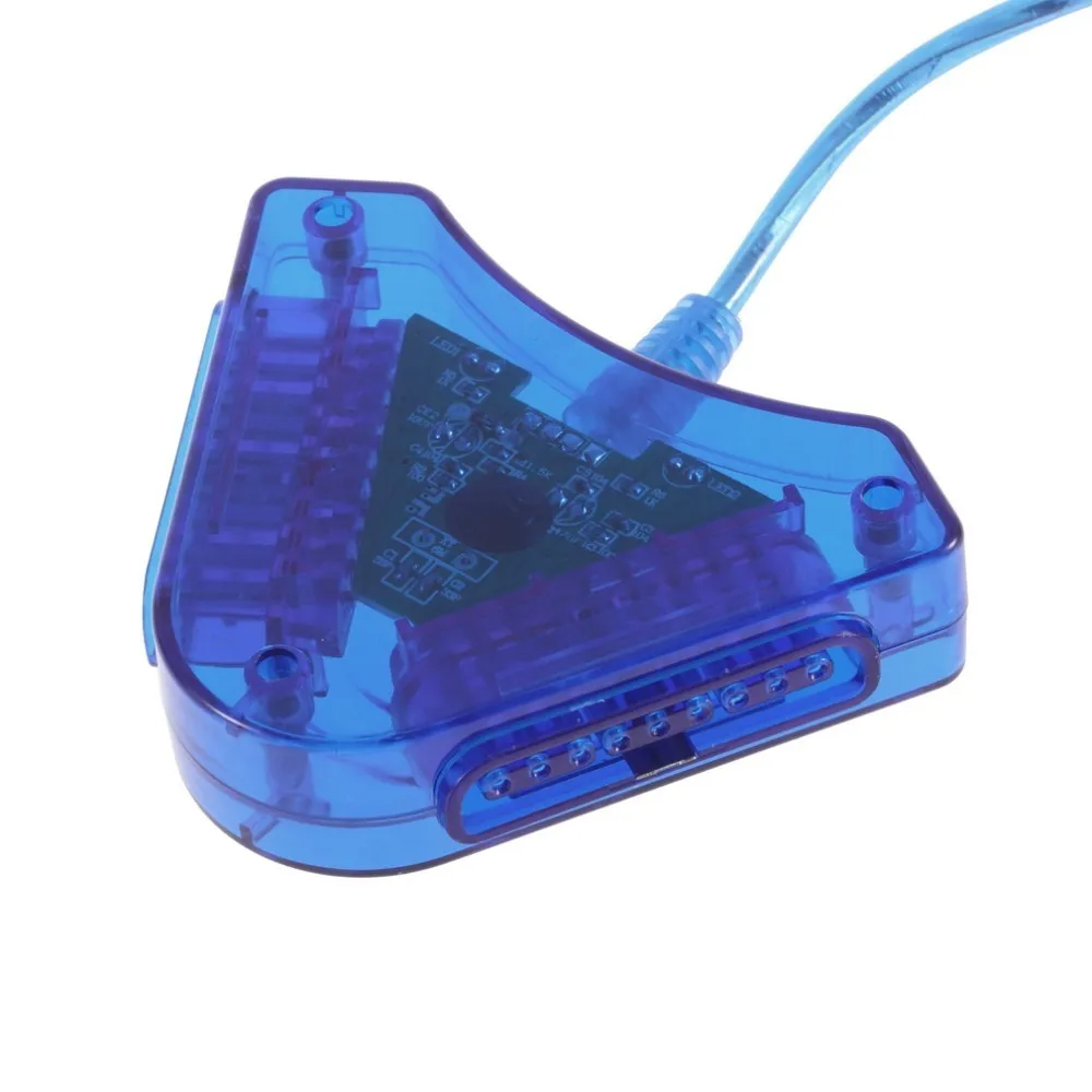 Джойстик USB двойной плеер конвертер Кабель-адаптер для PS2 геймпад двойной Playstation 2 PC USB игровой контроллер с CD драйверами