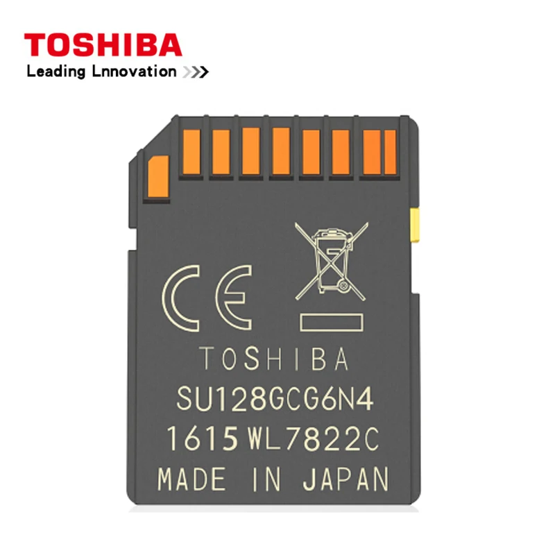 Toshiba высокоскоростная sd-карта 32G/64G/128GB флэш-карта памяти камера 4K SDXC U3 цифровая