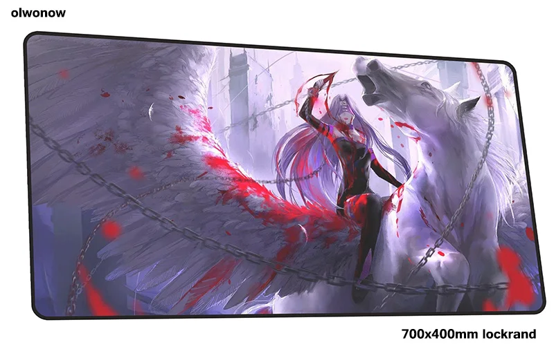 Коврик для мыши Fate 700x400x3 мм милый игровой коврик для мыши Коврик для геймера игровая компьютерная настольная клавиатура со встроенной мышью большие игровые коврики
