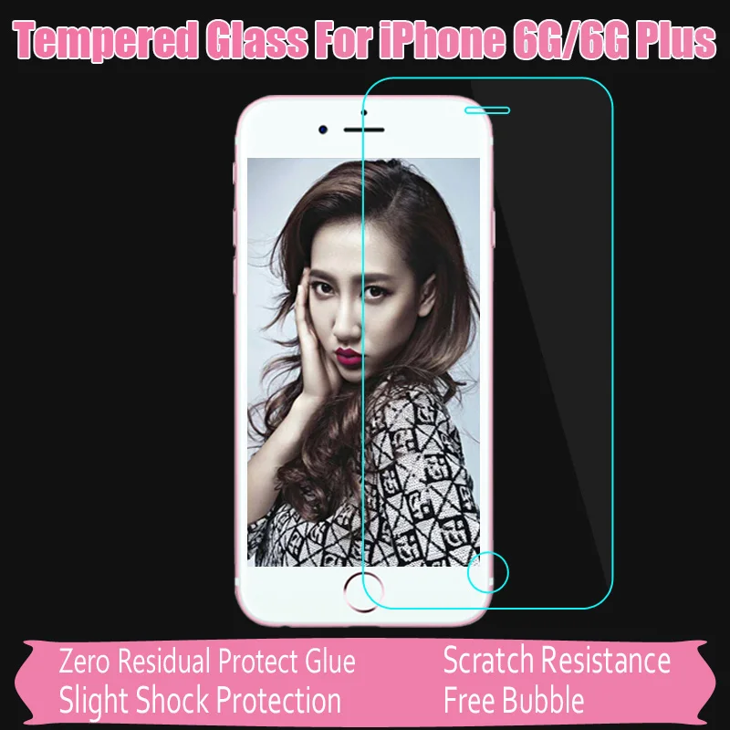 Защитная пленка для глаз из закаленного стекла крышка экрана iPhone 6G 4 7 ''&amp Plus 5