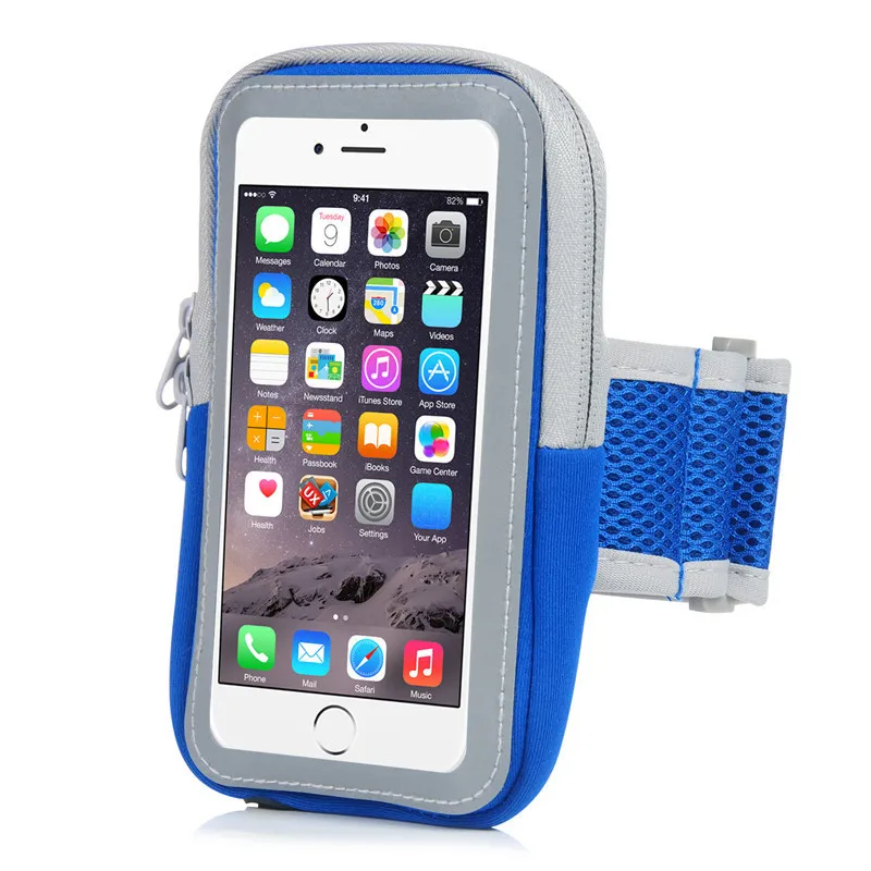 General Sport Arm Band Case Reflecting Mark Running Cover Breathable Bag For Iphone 6 6s 7 Plus 4.7inch 5.5inch Below | Мобильные