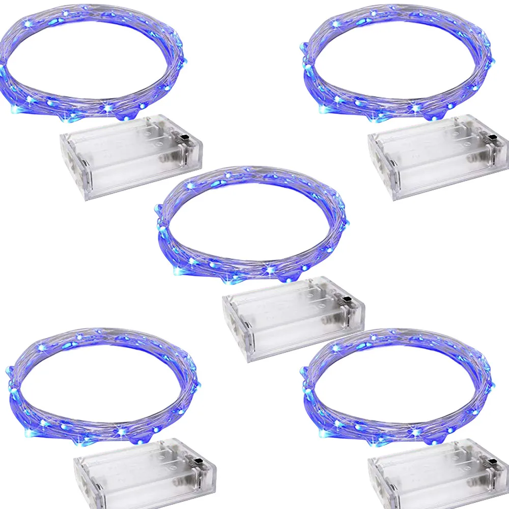 5 шт. гирлянды Светодиодные Погружные Водонепроницаемые медная проволока