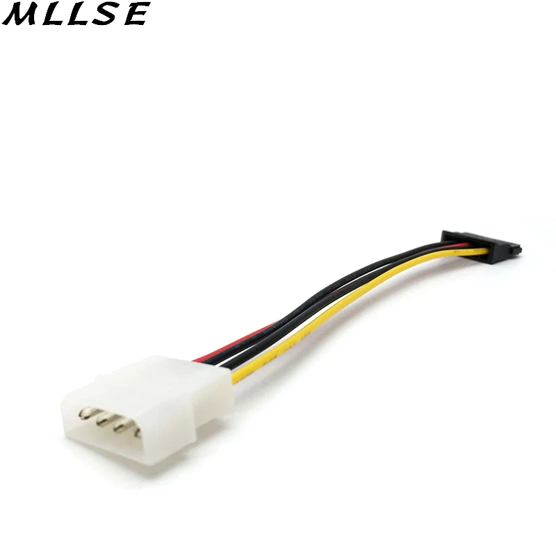 10 шт./лот Serial ATA SATA 4 Pin IDE Molex до 15 HDD адаптер питания кабель жесткого диска Кабель