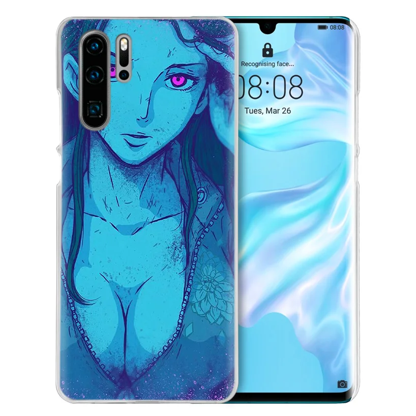 Цельный чехол D Luffy для huawei P20 P Smart Z Plus P30 P10 P9 P8 mate 10 20 lite Pro жесткий чехол для телефона с аниме