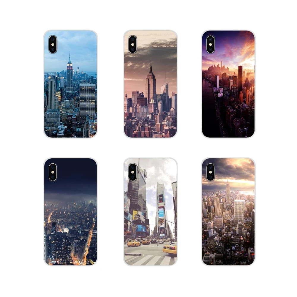 Прозрачный мягкий чехол для Samsung A10 A30 A40 A50 A60 A70 Galaxy S2 Note 2 3 Grand Core Prime NYC NEW YORK city