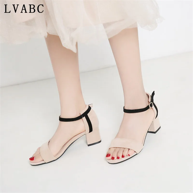 Сандалии женские на высоком толстом каблуке босоножки гладиаторы с открытым