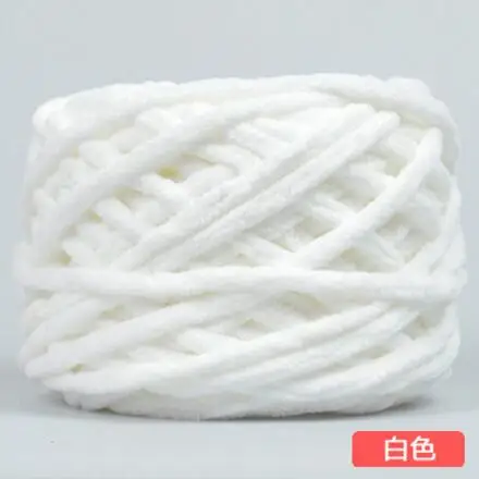 05 White 600 г/пакет/6 шт., вязаная толстая пряжа, хлопок/акрил, толстая пряжа для шапки, шарфа, свитера, детская теплая одежда, ручная вязка - Цвет: 05 White