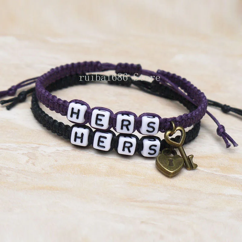 Женские браслеты для ее и с ключом замком геев лесбиянок Подарок на годовщину