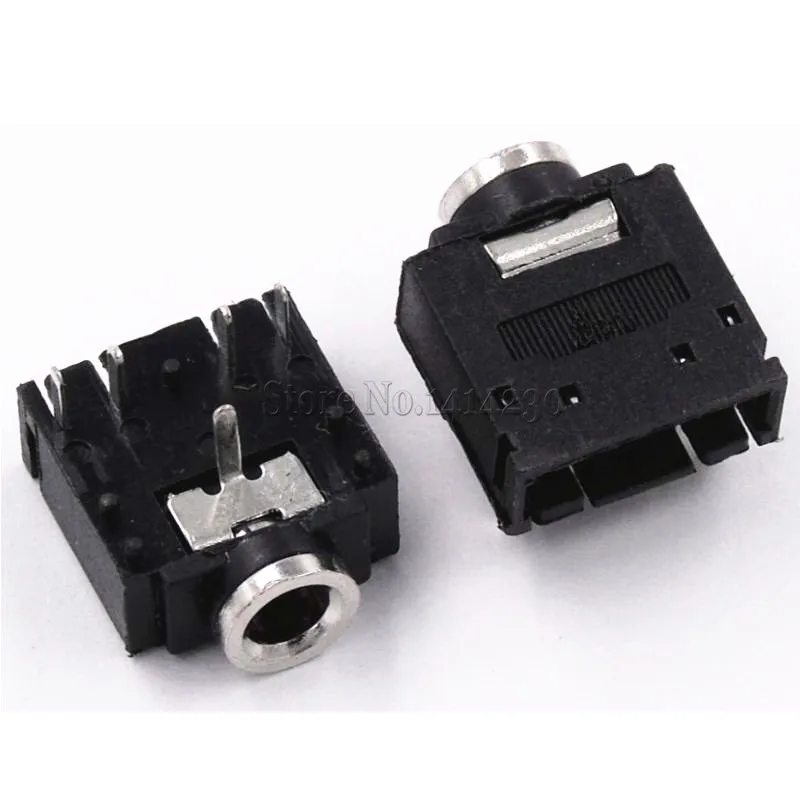 10 шт. PJ-307 PJ307 3,5 мм стерео разъем аудио разъем PCB 3F07