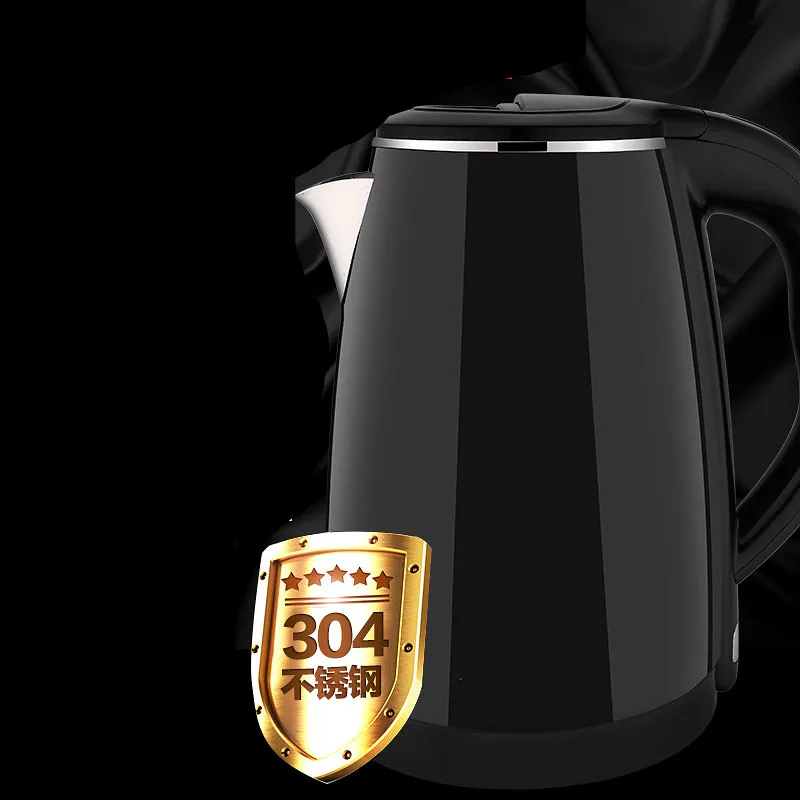 Электрический чайник 304 Нержавеющая стальное общежитие для домашнего