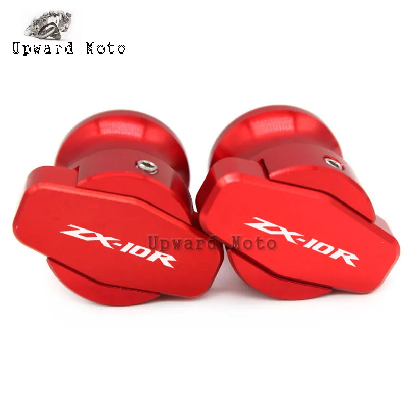 Для Kawasaki ZX10R ZX 10R 2004 2010 2009 CNC алюминиевые катушки с маятниковым рычагом Слайдеры