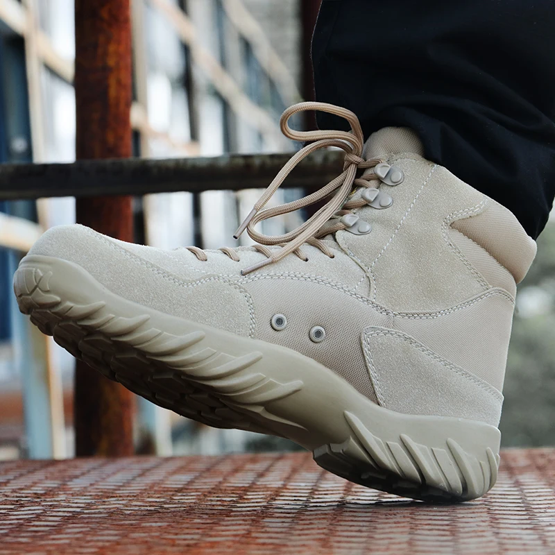 Уличная походная обувь мужские армейские военные тактические ботинки осенние