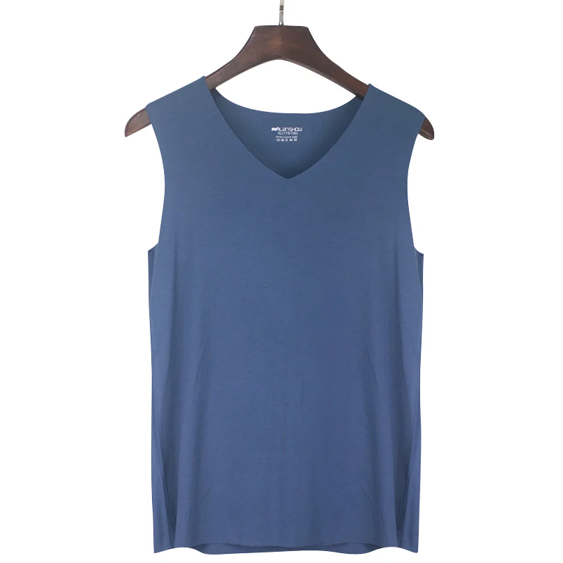 Мужские Модальные майки с v образным вырезом мужское дышащее - Цена: 456,46 руб.