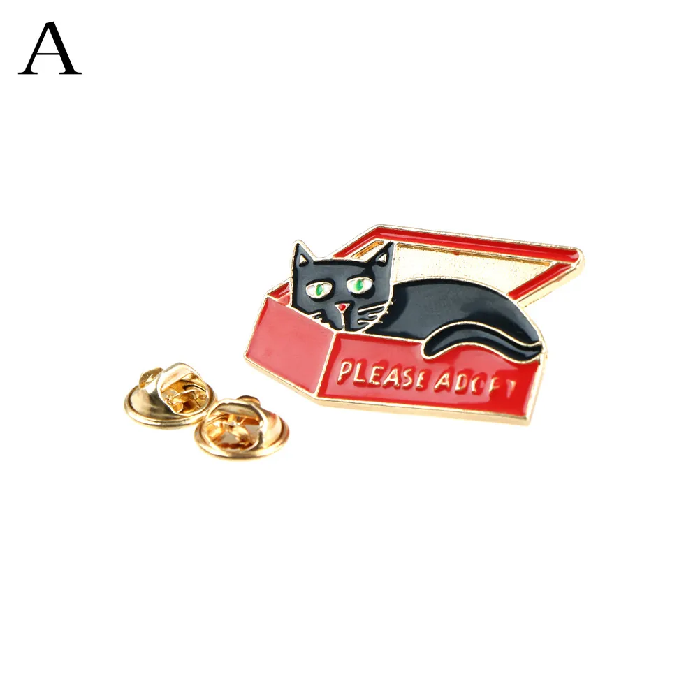 Брошка мультфильм розовый принять кота в коробке сексуальное нижнее белье