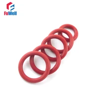 100pcs 3mm thickness red silicon o ring seals 2122232425262728293031mm od rubber o ring sealing gasket