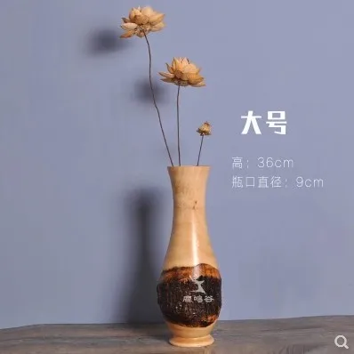 Тайская ваза из массива дерева дзен|Вазы| |