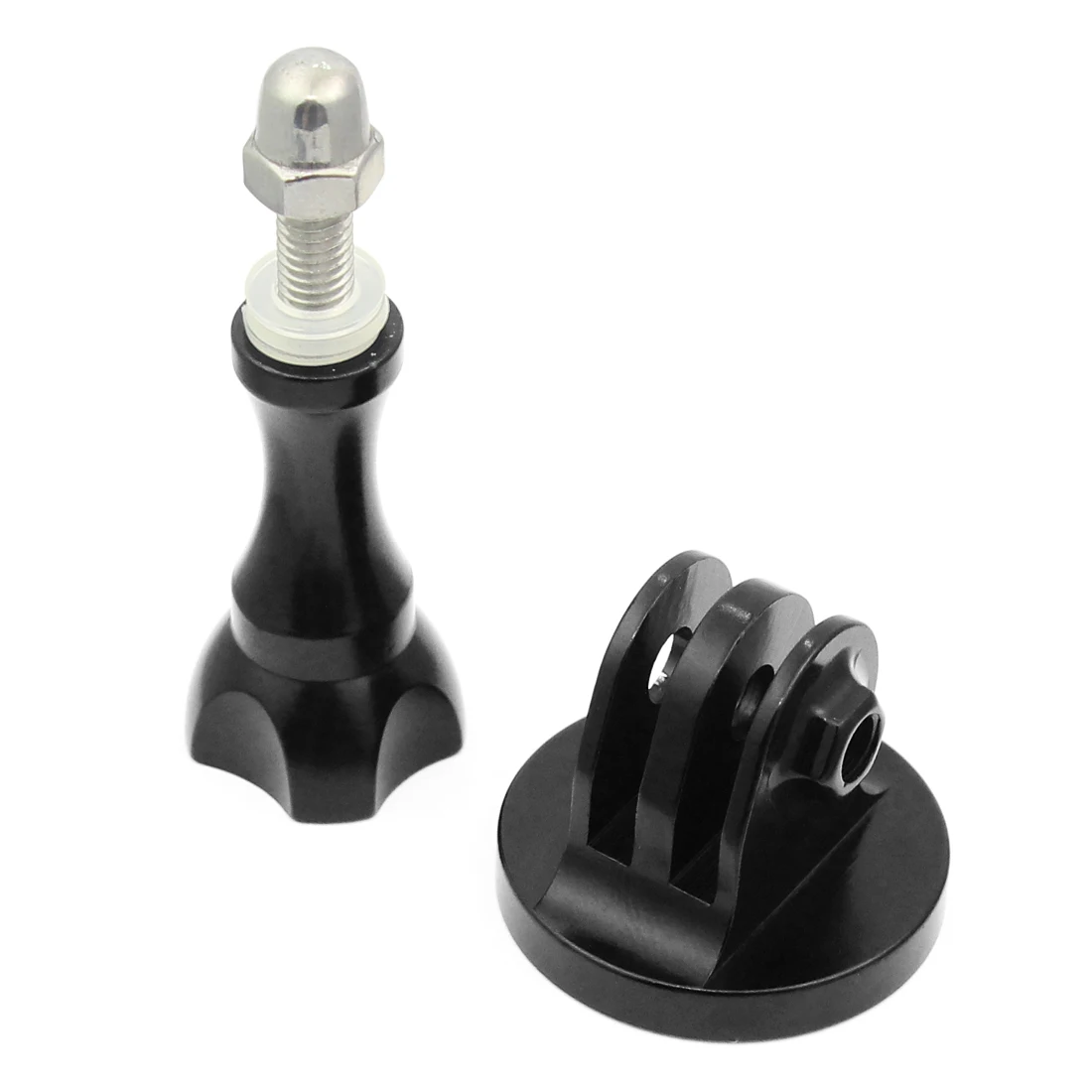CNC алюминиевый штатив адаптер с металлической Длинный Винт для GOPRO XIAOYI GITUP SJCAM Спортивные запчасти для фотоаппаратов