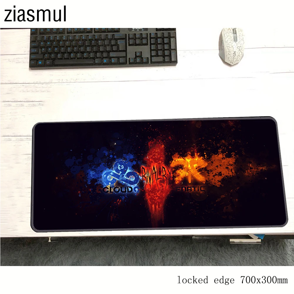 Fnatic Коврик для мыши 700x300x3 мм толстые компьютерные коврики игровые аксессуары