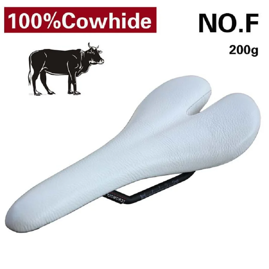 Велосипедное седло верхнего уровня из коровьего седла ультра-светильник