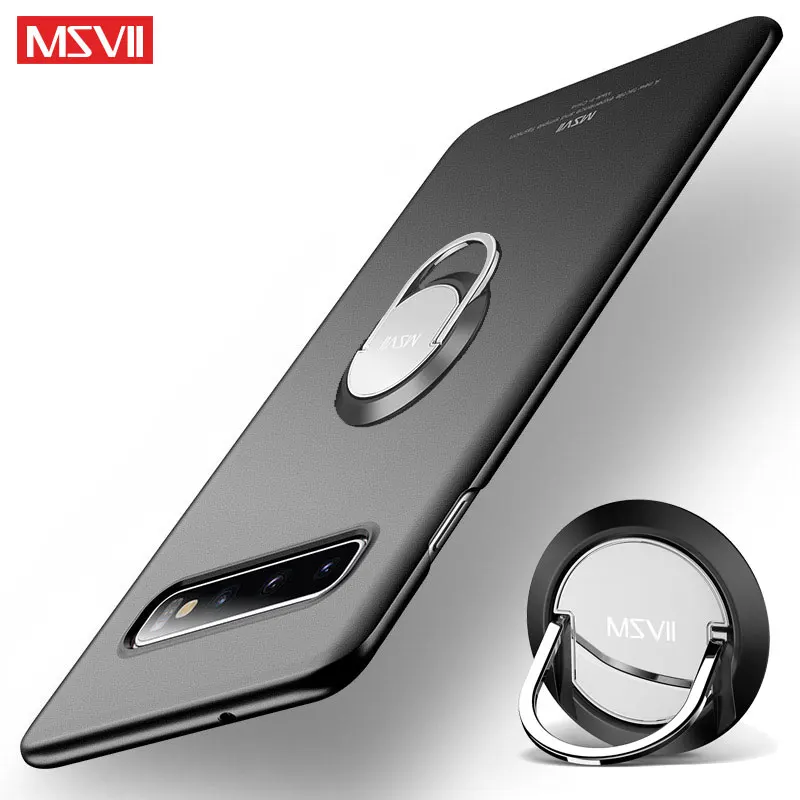Чехол Msvii для samsung Galaxy S10 Plus, чехол с кольцом, тонкий чехол для samsung S10 S10e, чехол-держатель для Galaxy S10 E Lite Plus