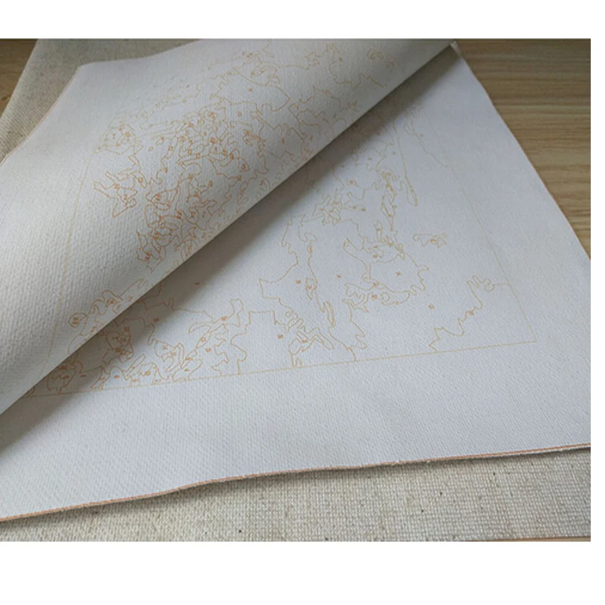 Женщина думая DIY живопись по номерам настенная художественная фигура картина для