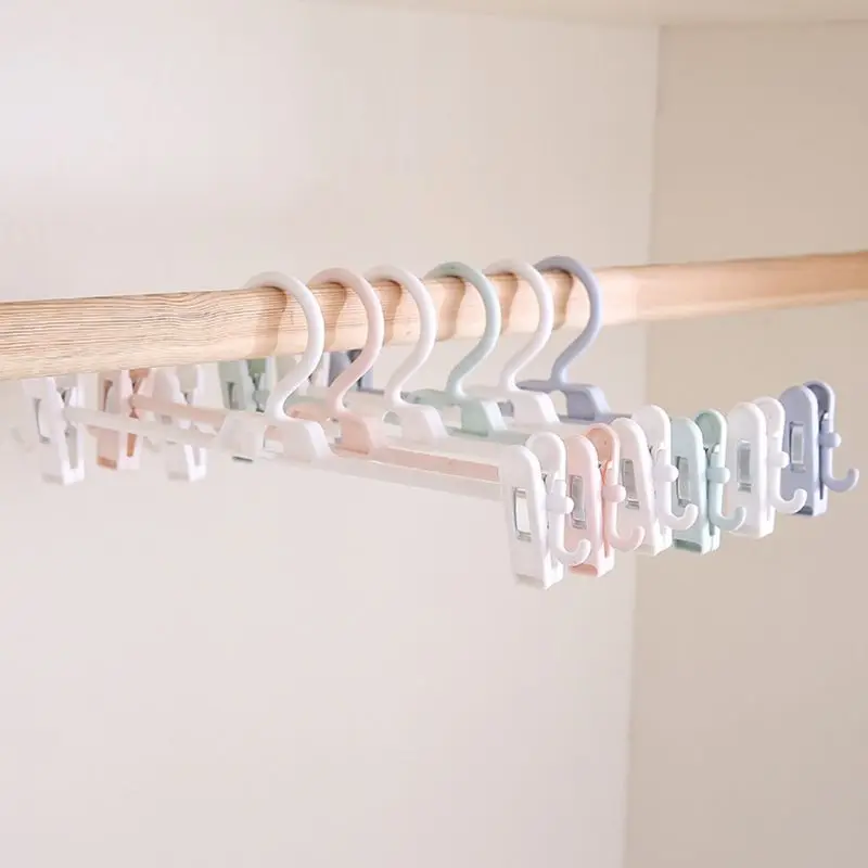 5 шт. складная вешалка прочная пластиковая для брюк и юбки дополнительная с