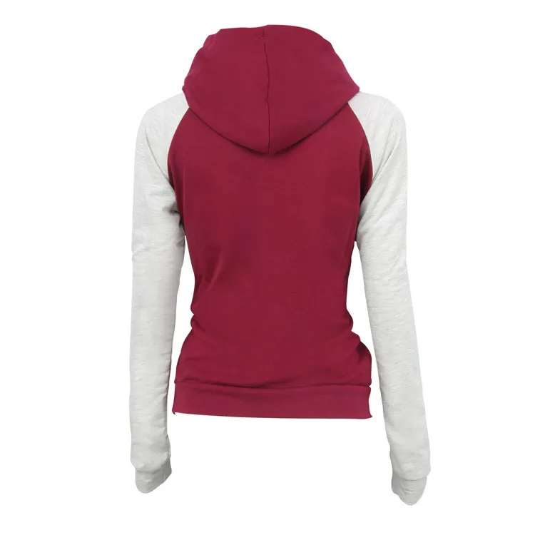 Полиэстера Повседневное Полный новый фонд осень 2017 г. Цвет соответствующие рукав