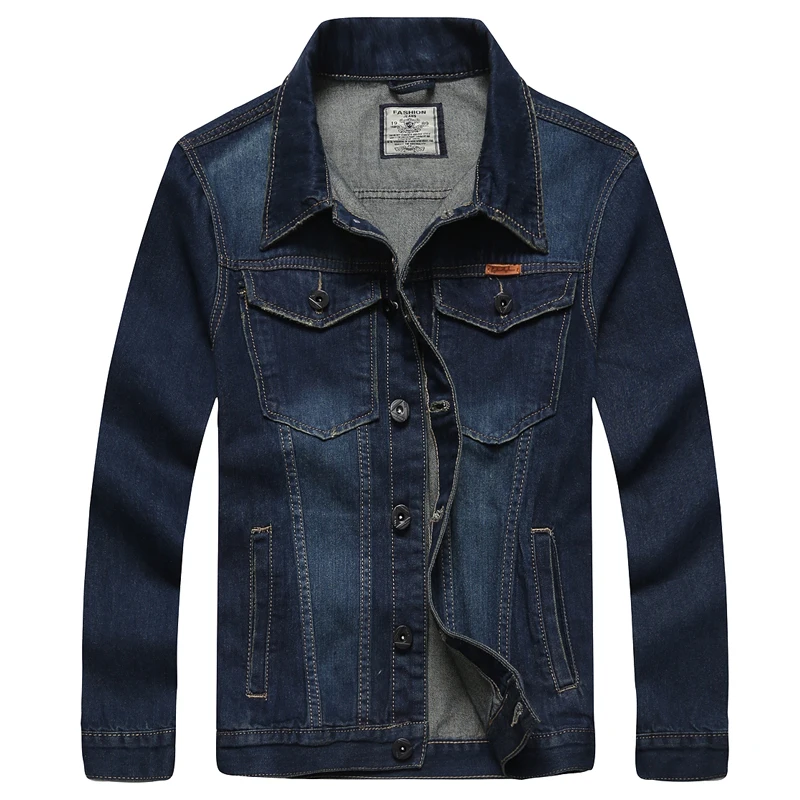 Grande taille Le printemps de 2019 nouveaux chantiers hommes denim manteau sexe masculin a augmente Tail livraison | Мужская одежда