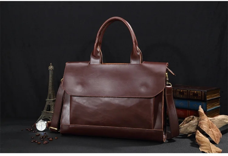 Сумка мессенджер мужская из натуральной кожи в винтажном стиле|handbag shoulder bag|bags