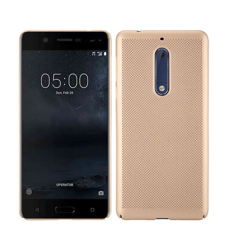 Snzvok Новый чехол для телефона хороший теплоотвод Nokia 3 5 6 8 сплошной цвет Жесткий ПК
