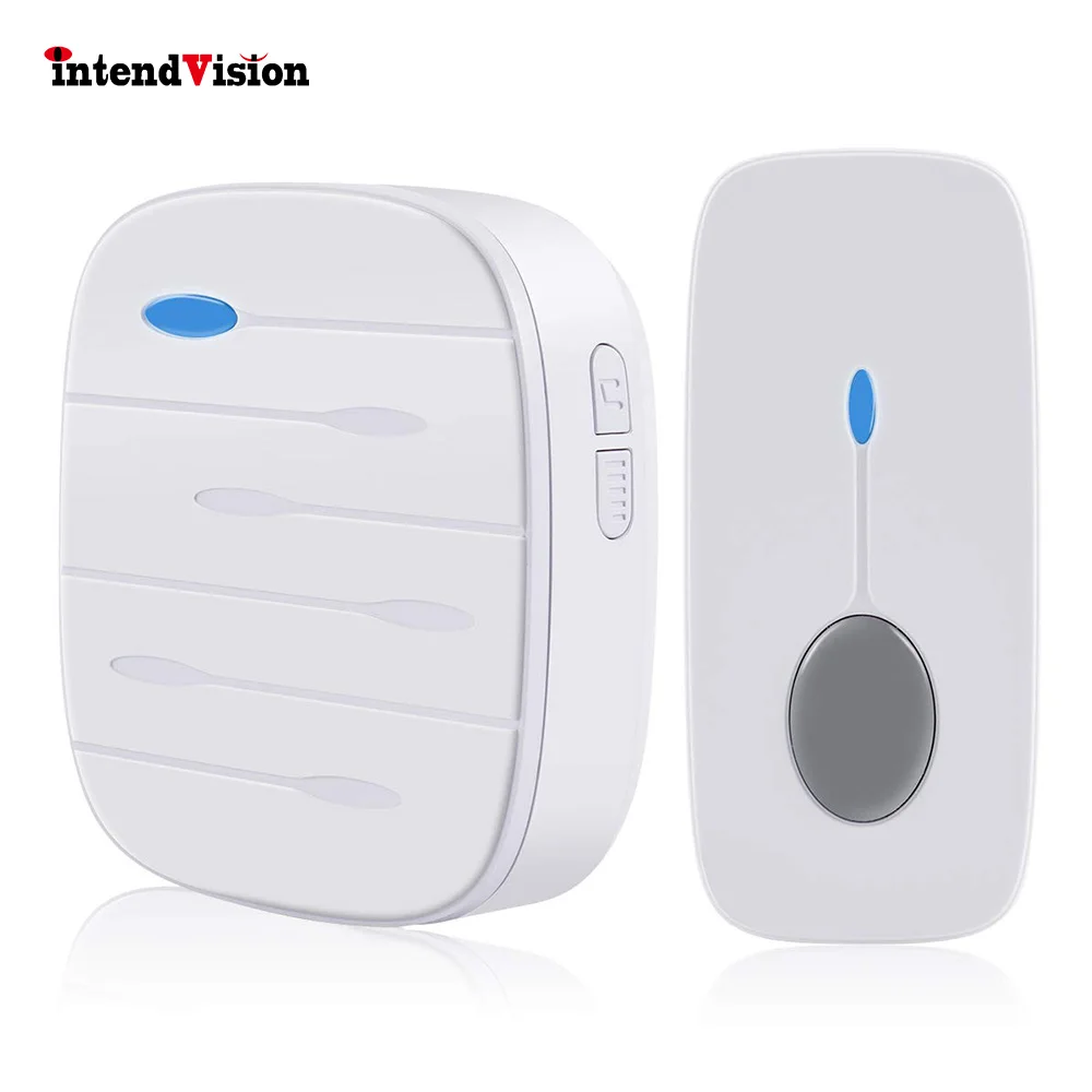 Intendvision дверной звонок беспроводной в классе с двумя приемниками 58 мелодий 4