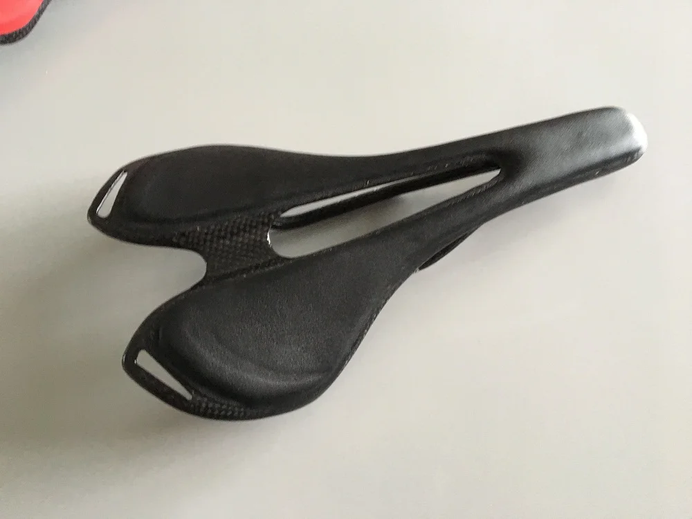 Карбоновое седло для дорожного велосипеда кожаное покрытие из углеродного