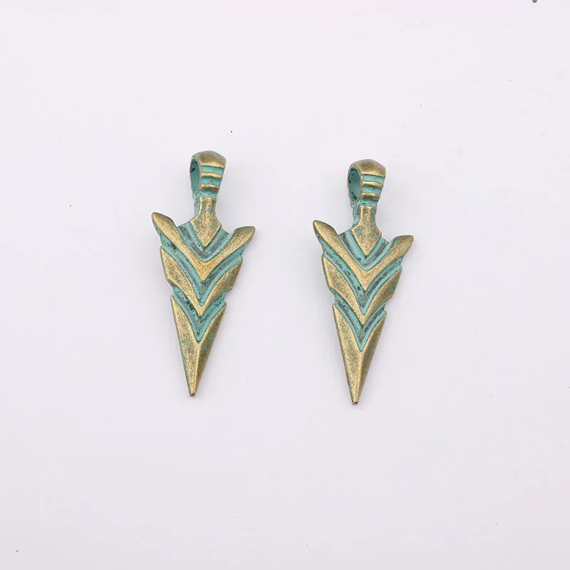 5 шт. античный греческий патина Бронзовый меч копье стрелка голова