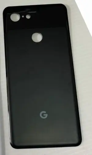 Оригинальная Черная крышка аккумулятора для Google Pixel 3 XL, Запасное стекло для Google Pixel 3, розовая Задняя стеклянная панель+ лента - Цвет: Pixel 3 Black Copy