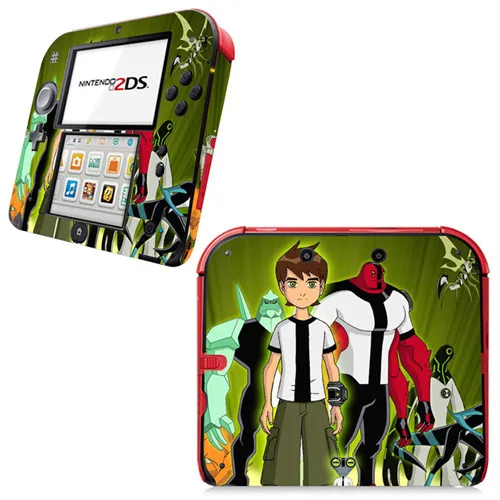 YS-2DS0004 Виниловая наклейка на кожу наклейка для 2DS Скины Наклейка s для nintendo 2DS виниловая Защитная Наклейка-пленка Ben 10 - Цвет: YS-2DS0004