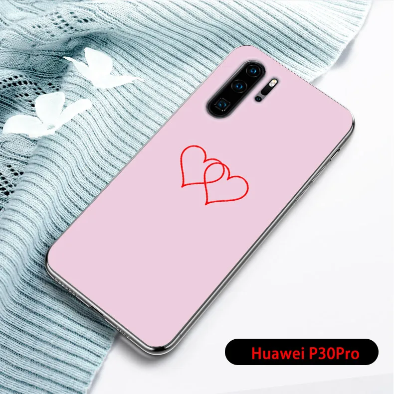 Популярный чехол для huawei P30 Pro Чехол прохладный с принтом из силикона мягкий ТПУ