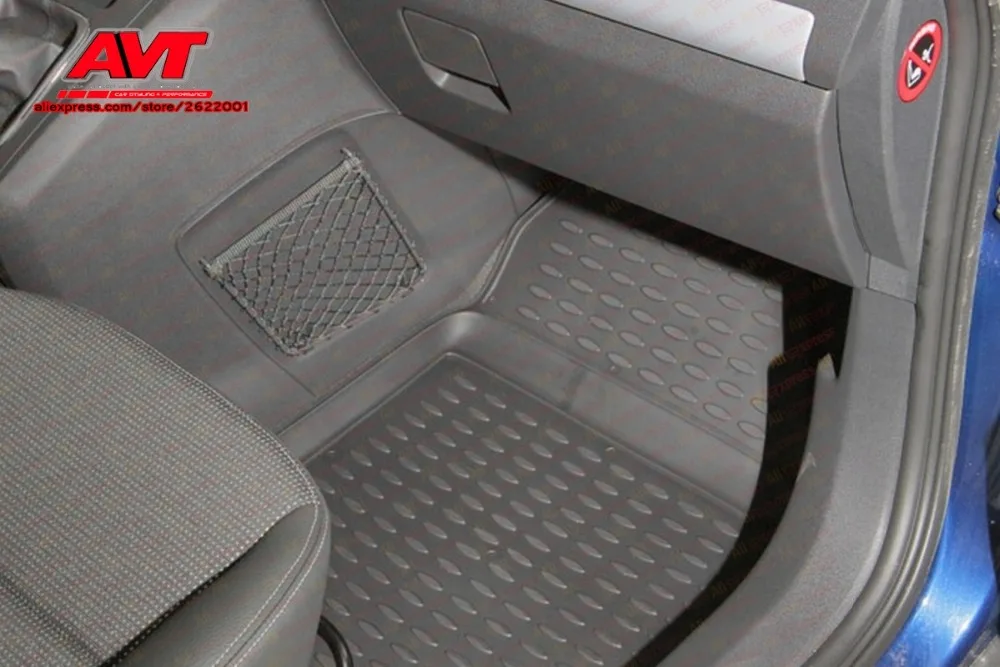 Floor mats for Opel Zafira, 2005- 4 pcs rubber rugs non slip rubber interior car styling accessories