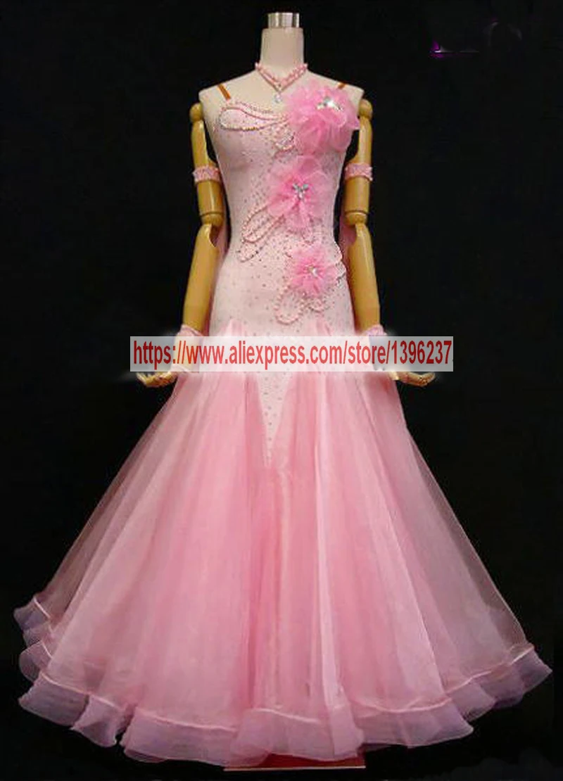 Женское платье новый элегантный розовый костюм для танго фламенко | Тематическая