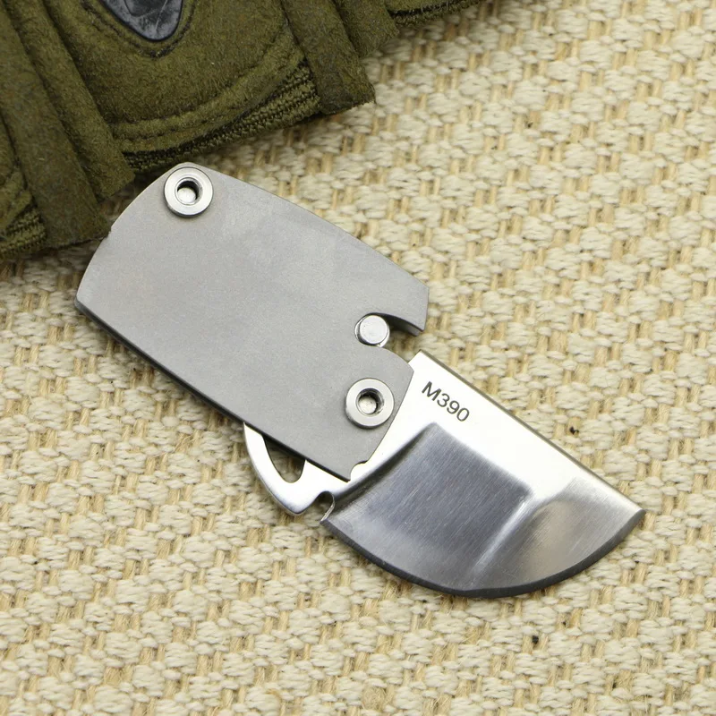TIGEND Biner w M390 стальной титановый карманный складной нож с ручкой карманный нож для фруктов инструмент для повседневного использования