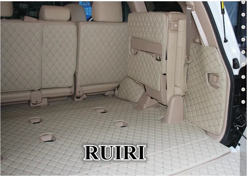Бесплатная доставка! Полный Комплект ковриков для багажника Toyota Land Cruiser 200 7