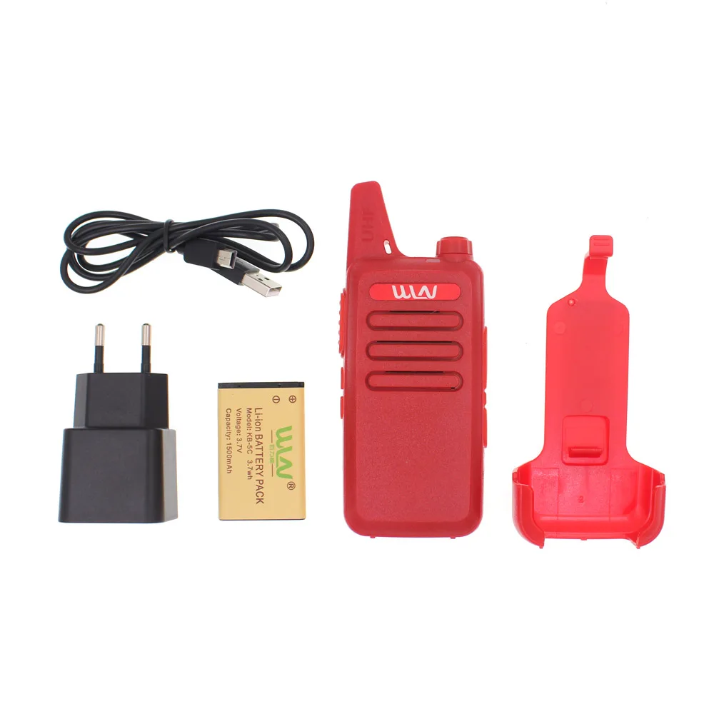 ANYSECU Walkie Talkie WLN KD-C1 мини радио UHF 400-470 МГц 5 Вт 16 канальный мини-портативный трансивер три цвета на выбор