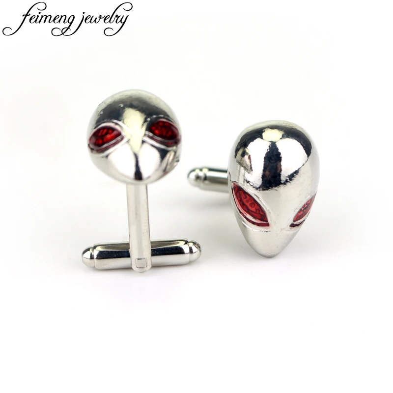 ET запонки для инопланетной маски новинка дизайн галактика красный глаз