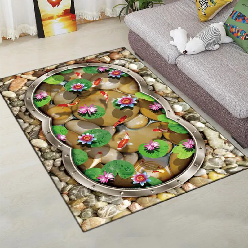 pattern 32 3D ковры для спальни с рисунком пейзажа, Красивые Украшения, коврики для гостиной, коридора, защитные Нескользящие Коврики для пола - Цвет: pattern 32