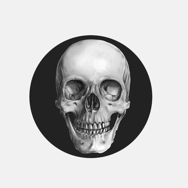 

YJZT 12.2CM*12.2CM Car Window Skeleton Bone Car Sticker Body Helmet Motorcycle Decal 6-2935