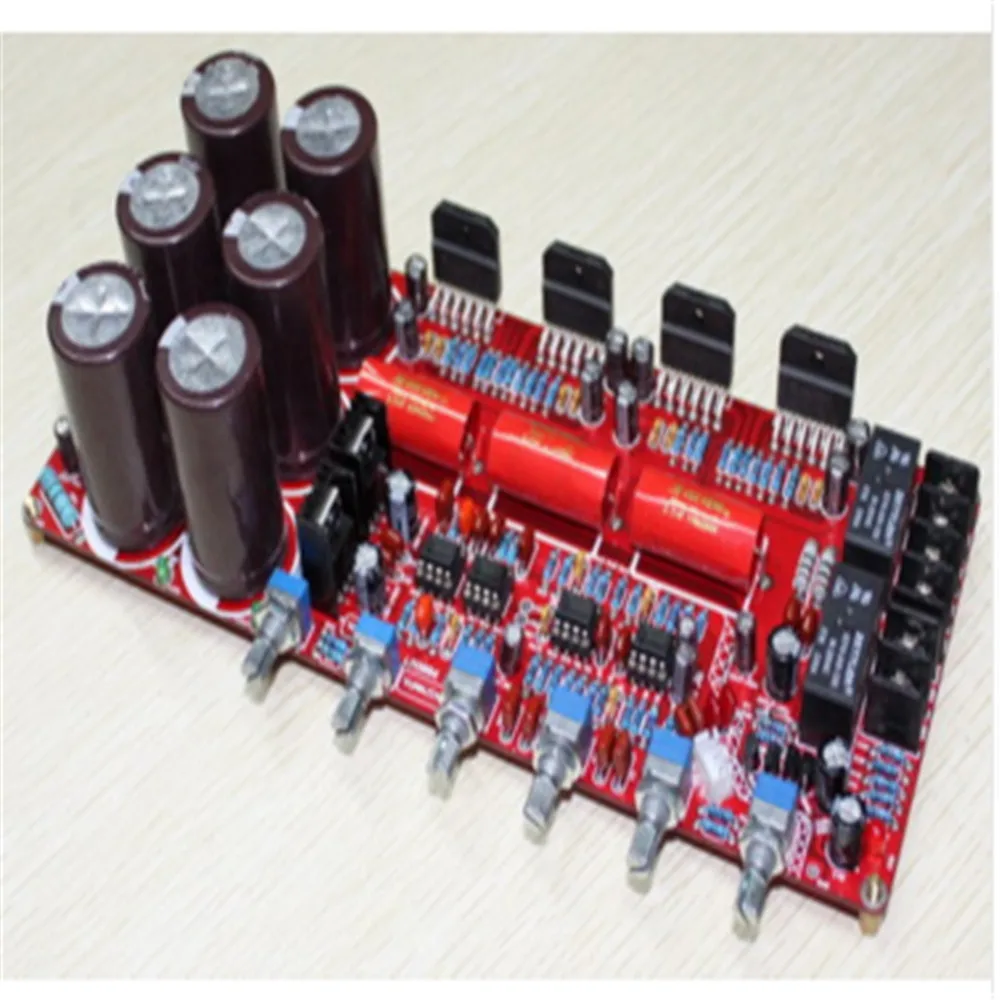 Двойной AC20-28V LM3886TF+ NE5532 2,1 канальный усилитель доска(68 Вт* 2+ 120 Вт