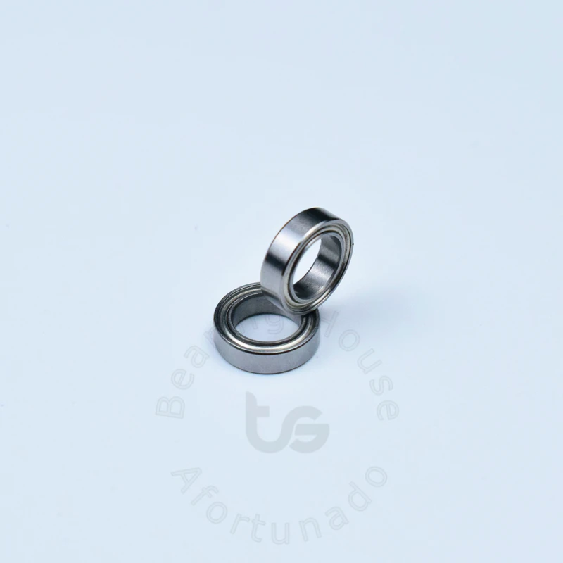 MR128ZZ 8*12*3,5(мм) 10 шт. подшипник ABEC-5 металлический герметичный Миниатюрный Мини подшипник MR128 ZZ хромированный стальной подшипник