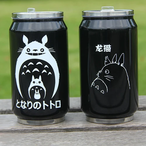 Мультяшная кружка Мой сосед Тоторо банка колы Новинка Нержавеющая сталь чашка с