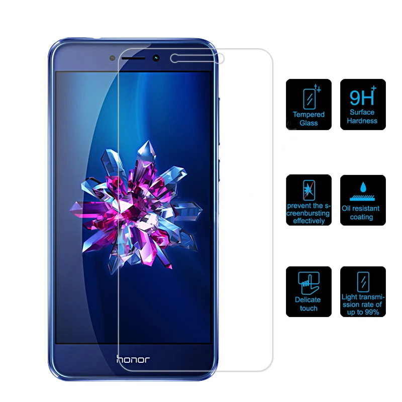 

For Huawei Honor 8 Lite Screen Protector 2.5D 9H High quality Tempered Glass For Huawei Honor 8 Lite phone protective film